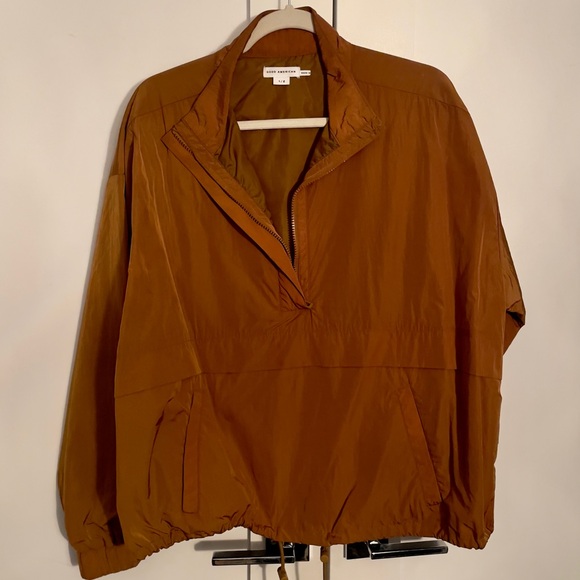 Good American SHINE Anorak Jacket CHAI COLOR SIZE 1/2 - Picture 1 of 4